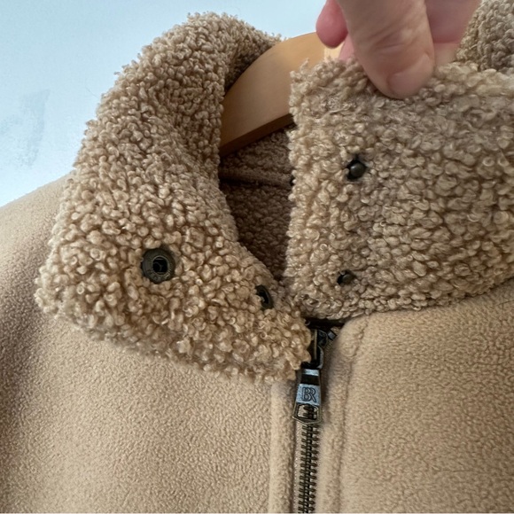 Banana Republic Sherpa Bomber Jacket – Size M - Picture 6 of 9